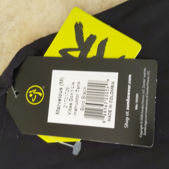 NWT Zumba Vibes Don't Lie Instructor Tank - Picture 3 of 5